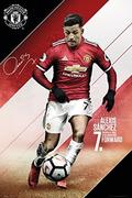 Plakaty - GBeye Manchester United Sanchez 17/18 - plakat 61x91,5 SP1516 - miniaturka - grafika 1