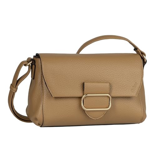 Gabor bags Melora damska torebka z klapką, torba na ramię, średnia, brązowy, m