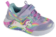 Moda i Uroda OUTLET - Skechers Unicorn Chaser 302298N-LVMT, dla dziewczynki, buty sneakers, Fioletowy - miniaturka - grafika 1