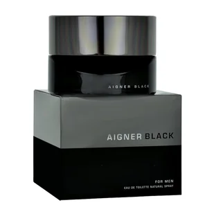 Aigner Black for Man Woda toaletowa 125ml - Wody i perfumy męskie - miniaturka - grafika 1