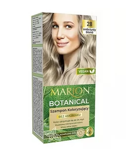 Marion Botanical Szampon Koloryzujący 28 Srebrzysty blond - Farby do włosów i szampony koloryzujące - miniaturka - grafika 1