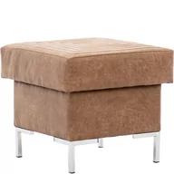 Pufy i podnóżki - Pufa Solvo B GIB Meble Tkanina Manila Camel, Czarny - miniaturka - grafika 1