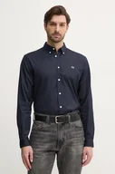 Koszule męskie - Lacoste koszula bawełniana męska kolor granatowy regular z kołnierzykiem button-down CH2933 - miniaturka - grafika 1