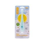 Szczoteczki do zębów dla dzieci - Babyton Silikonowa szczoteczka do zębów dla niemowląt, 6-24 mies. - miniaturka - grafika 1