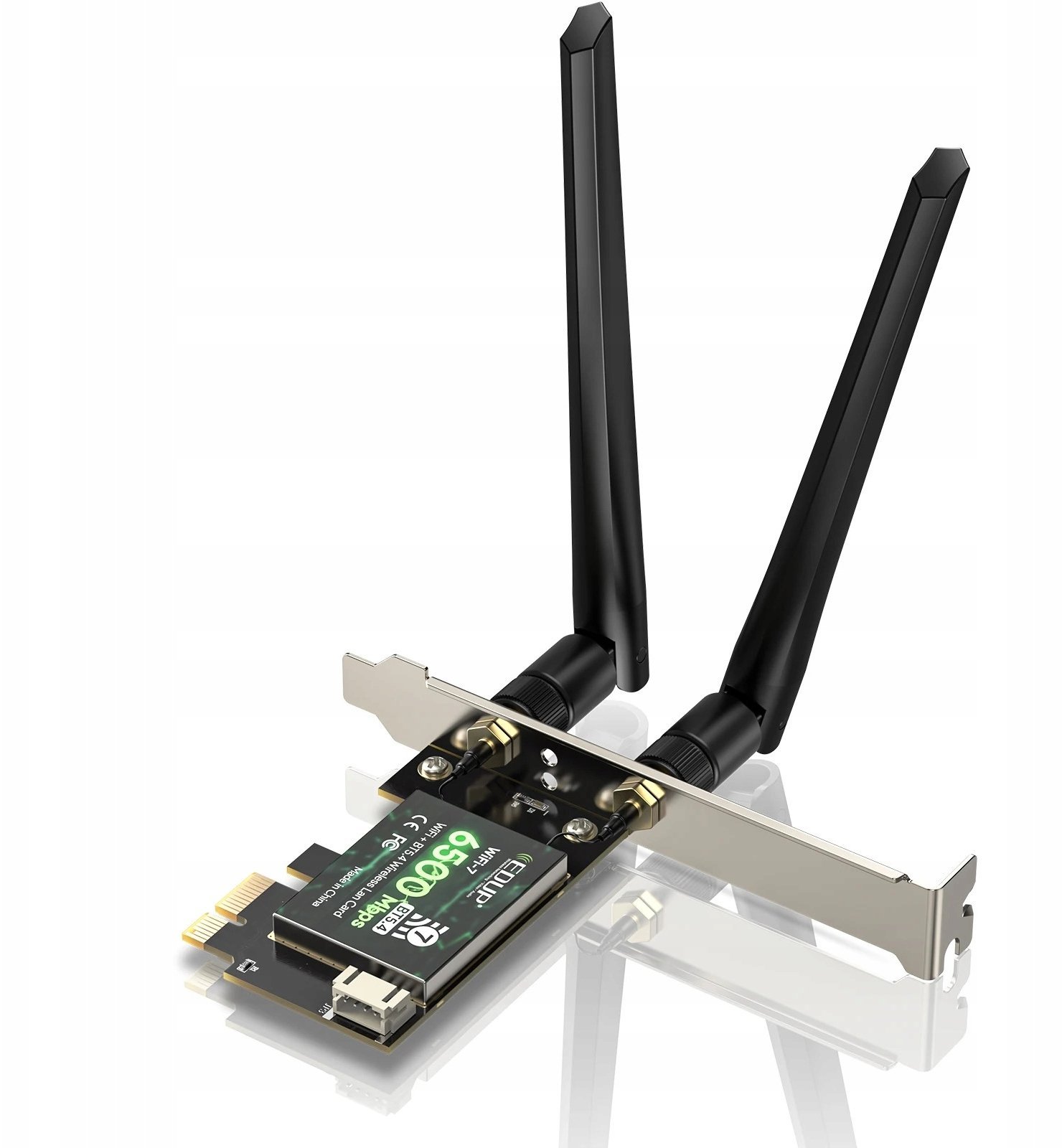 Kontroler Reolink Karta sieciowa PCIe do komputera PC WiFi 7 Bluetooth 5.4 + BLE 6GHz 6500M