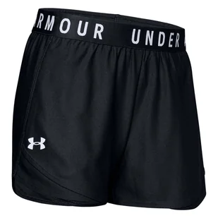 Damskie Spodenki UNDER ARMOUR PLAY UP SHORTS 3.0 1344552-001 – Czarny - Spodenki damskie - miniaturka - grafika 1