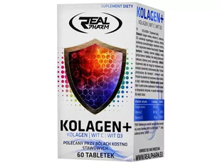 REAL PHARM Real Pharm Kolagen+ 60 tabs - Suplementy diety - miniaturka - grafika 1
