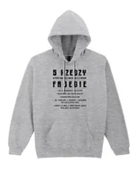 Bluzy damskie - Bluza 5 Rzeczy o Moim Facecie dla Żony Dziewczyny Śmieszna Szara XL - miniaturka - grafika 1