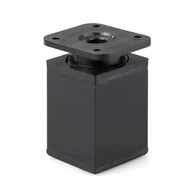 Meble modułowe i akcesoria - Nóżka meblowa regulowana noga kwadratowa 40x40 Atm H-60mm Czarny Mat DN-027 - miniaturka - grafika 1