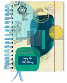 Notesy i bloczki - Bullet journal 180 stron notatnik pamiętnik A5+ kropki gumka - miniaturka - grafika 1