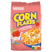 Płatki śniadaniowe i musli - Nestlé - Corn Flakes płatki kukurydziane o smaku truskawkowym - miniaturka - grafika 1