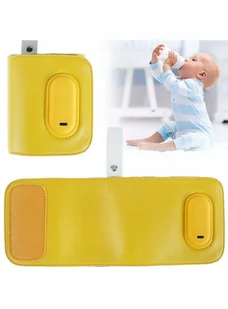 Podgrzewacz do butelek dla niemowląt Carer przenośny turystyczny USB żółty - Podgrzewacze butelek i sterylizatory - miniaturka - grafika 1