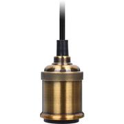 Lampy sufitowe - Home Styling Collection Lampa wisząca 8 cm złota industrialna XX8110730 - miniaturka - grafika 1