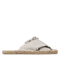Espadryle damskie - Espadryle Jenny Fairy HZF067-01 Beżowy - miniaturka - grafika 1