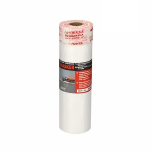 Blue Dolphin Masker Tynkarski 30 Dni Z Folią Malarską 210Cm X 15M - Folie i taśmy malarskie Blue Dolphin Masker Tynkarski 30 Dni Z Folią Malarską 210Cm X 15M - Folie i taśmy malarskie - miniaturka - grafika 1