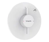 Baterie wannowe i prysznicowe - Hansgrohe DuoTurn S - Bateria prysznicowa podtynkowa, biały mat 75618700 - miniaturka - grafika 1