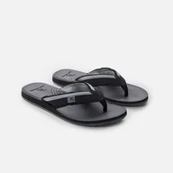 Klapki i japonki męskie - Męskie Japonki RIP CURL REACTOR OPEN TOE 19VMOT_90 – Czarny - miniaturka - grafika 1