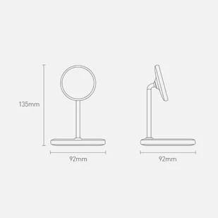 Baseus magnetyczna bezprzewodowa indukcyjna ładowarka Qi 15 W uchwyt na telefon podstawka (kompatybilna z MagSafe do iPhone) biały (WXSW-02) - Ładowarki do telefonów - miniaturka - grafika 26