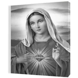 Obraz religijny na płótnie Serce Maryi - Ikony i obrazy sakralne Obraz religijny na płótnie Serce Maryi - Ikony i obrazy sakralne - miniaturka - grafika 1