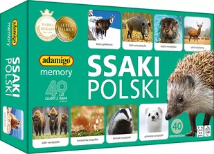 Memory. Ssaki Polski Adamigo - Gry planszowe - miniaturka - grafika 1