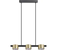 Lampy sufitowe - LED Żyrandol na lince MIRELLA 3xGX53/6W/230V złoty/czarny - miniaturka - grafika 1