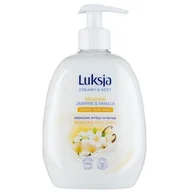 Mydła - LUKSJA Creamy & Soft Kremowe mydło w płynie Jaśmin i Wanilia, 500ml - miniaturka - grafika 1