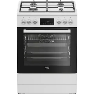 Kuchenka gazowo-elektryczna Beko FBM62330GWDTN - Kuchenki gazowo-elektryczne - miniaturka - grafika 1