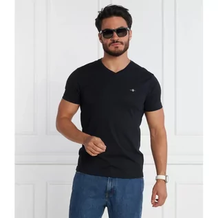 Koszulki męskie - Gant T-shirt | Slim Fit - grafika 1