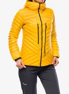 Kurtki narciarskie - Kurtka hybrydowa damska Salewa Ortles Hybrid RDS DWN Jacket - gold - miniaturka - grafika 1