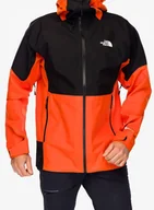 Kurtki i kamizelki sportowe damskie - Kurtka membranowa The North Face Jazzi GTX Jacket - red orange/tnf black - miniaturka - grafika 1