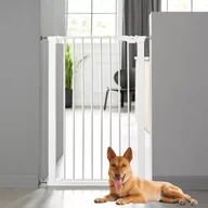 Pozostałe akcesoria dla kotów - DogSpace - Bonnie – bardzo wysoka, rozporowa bramka dla psa, biała (73.5-79.6cm) - miniaturka - grafika 1