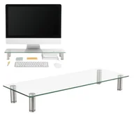 Akcesoria do monitorów - Gembird Szklana podstawka pod monitor MS-TABLE-GM-01 M szkło hartowane - miniaturka - grafika 1