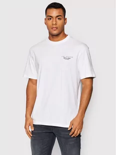Jones Jack T-Shirt Comfortphoto 12205952 Biały Relaxed Fit - Koszulki męskie - miniaturka - grafika 1