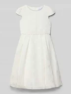 Sukienki i spódniczki dla dziewczynek - Sukienka o długości do kolan z okrągłym dekoltem - miniaturka - grafika 1