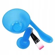 Maseczki do twarzy - Zestaw Do Alg Miseczka 3 Miarki Pędzelek - miniaturka - grafika 1