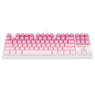 Redragon K576W-GP DAKSA TKL Wired Mechanical Keyboard 87 Keys Gradient PBT Keycap Red Switch - Pink - Klawiatury - miniaturka - grafika 5