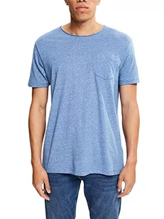 edc by ESPRIT Męski t-shirt 992CC2K308, 434/BLUE 5, L - Koszulki męskie - miniaturka - grafika 1