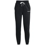 Spodnie sportowe damskie - Damskie spodnie dresowe Under Armour Essential Script Pant Rozmiar: S / Kolor: czarny - miniaturka - grafika 1