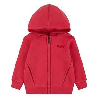 Bluzy i sweterki niemowlęce - Levi's Lvb Logo Full Zip Hoodie Baby, Chrysanthemum, 24 miesięcy - grafika 1