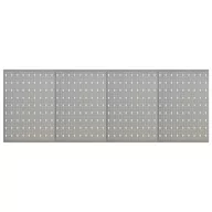 Pozostałe wyposażenie warsztatu - vidaXL Ścienne płyty perforowane 4 szt. 40x58 cm stal 145350 - miniaturka - grafika 1