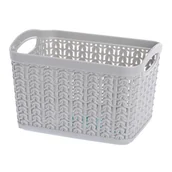 Pudła i pojemniki do przechowywania - Koszyk prostokątny S 1,5 l WILLOW szary jasny - miniaturka - grafika 1