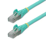 Kable komputerowe i do monitorów - StarTech NLAQ-50C-CAT6A-PATCH kabel sieciowy Kolor Aqua 0,5 m S/FTP (S-STP) - miniaturka - grafika 1