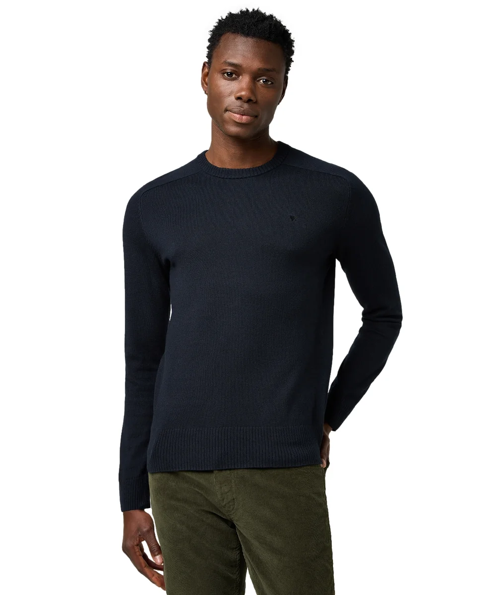Sweter Wrangler KNIT SWEATER 112371536 Black L