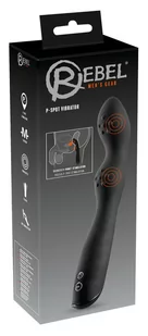 Rebel P-Spot - wibrator prostaty z podwójnym silnikiem (czarny) - Wibratory analne - miniaturka - grafika 1