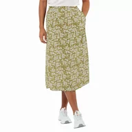 Spódnice - Damska spódnica Jack Wolfskin SOMMERWIESE SKIRT LEAVES bay leaf - S - miniaturka - grafika 1