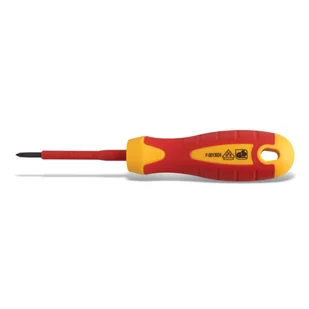 GTV Hogert Wkrętak krzyżowy izolowany PH1 80mm, 1000V, stal S2, HT1S922 HT1S922 - Śrubokręty - miniaturka - grafika 2