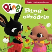 Książki edukacyjne - Bing w ogrodzie Książka z otwieranymi okienkami Nowa - miniaturka - grafika 1