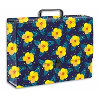 Teczki i skoroszyty - Penmate Teczka z rączką B4 Jumbo T0101 Kwiatki - miniaturka - grafika 1