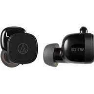 Słuchawki - Audio Technica ATH SQ1TW czarne - miniaturka - grafika 1