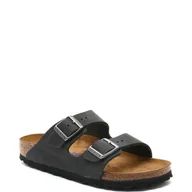 Klapki i japonki damskie - Birkenstock Skórzane klapki arizona bs - miniaturka - grafika 1